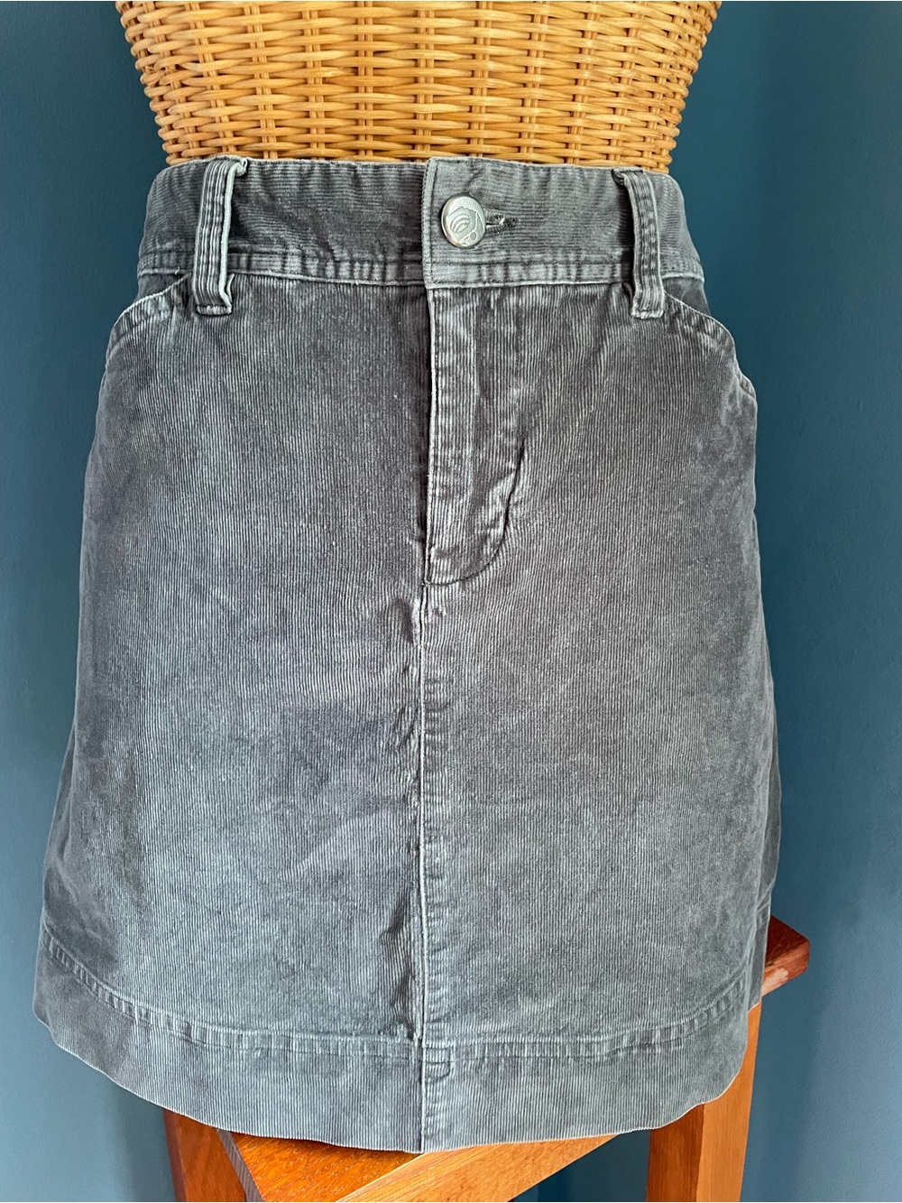 Vintage Mountain Hardware Tunara Stretch Corduroy Skirt 99% Cotton Size 8